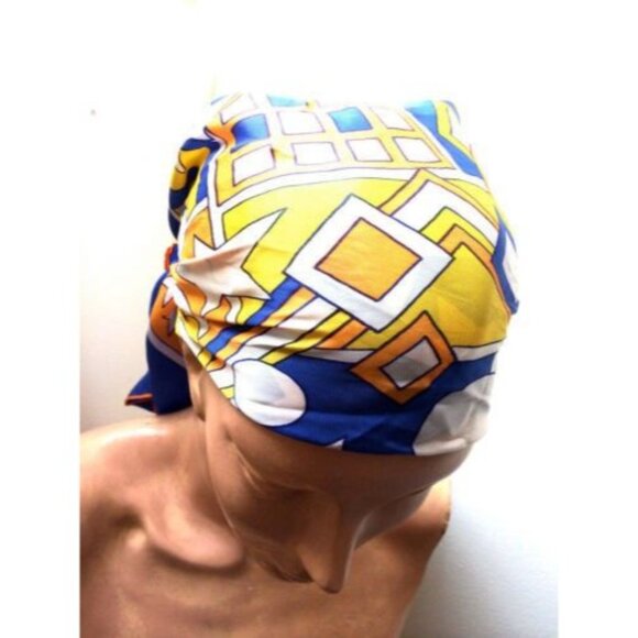 Vintage Burmel  Scarf Acetate Made in Japan - Picture 6 of 7